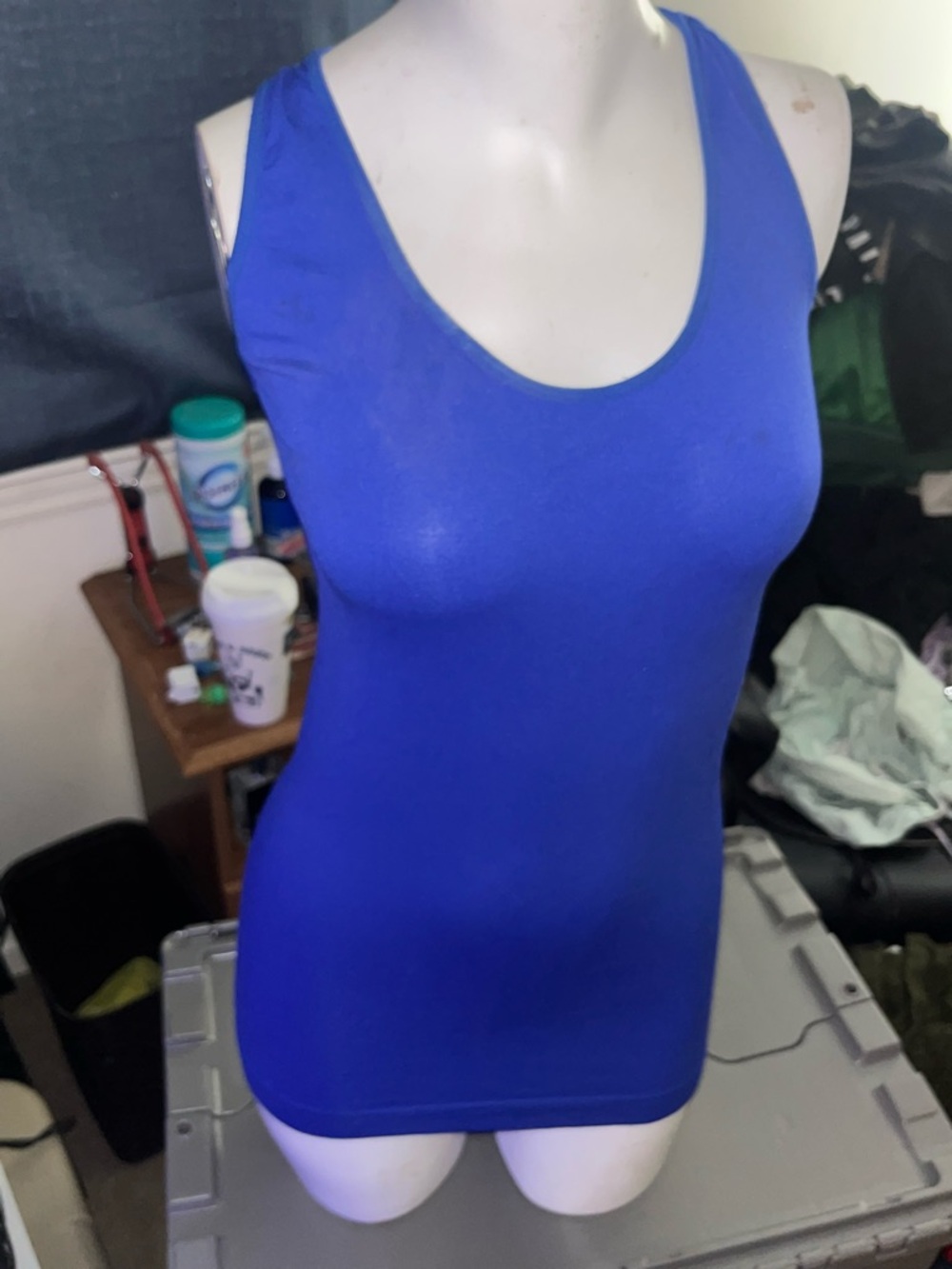 Women’s Royal Blue Scoop Neck Tank Top